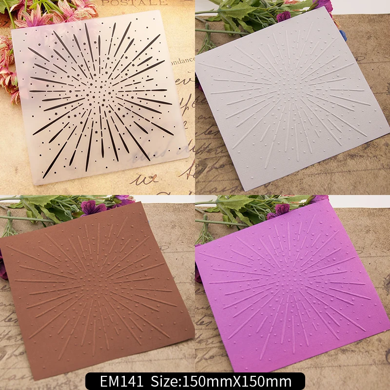 Подходящий модный набор фонов тисненый дизайн пластиковый папка для