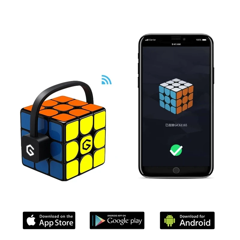 Интеллектуальный супер куб Youpin Giiker i3s AI умный волшебный Магнитный Bluetooth-пазл с