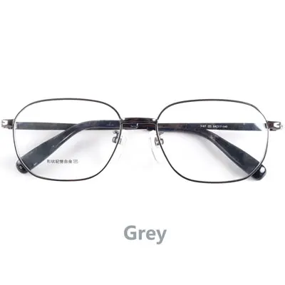 grey Памяти металла очки для чтения для мужчин 1,5 2,0 1,25 1,75 2,50 2,75 3,00 1,0 4,00 3,50 прочность - Цвет оправы: grey