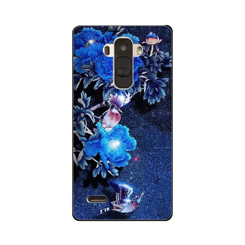 

For LG Optimus G4 Stylus / Ls770 / G Stylo / G4 Note H540 Cover Fashion Cool Cartoon Flower Capa Soft Silicone TPU Case