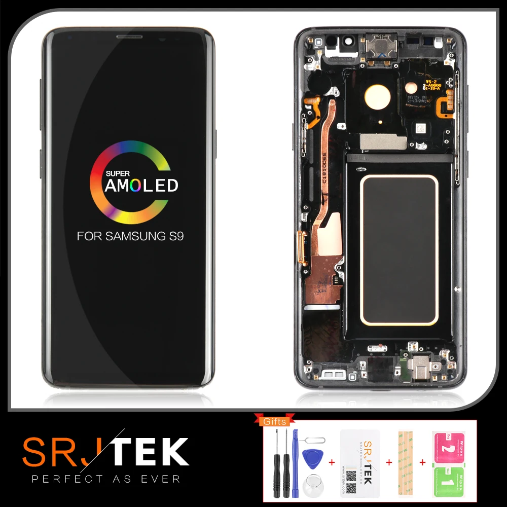 Оригинальный AMOLED дисплей для SAMSUNG Galaxy S9 ЖК-дисплей с дигитайзером сенсорного
