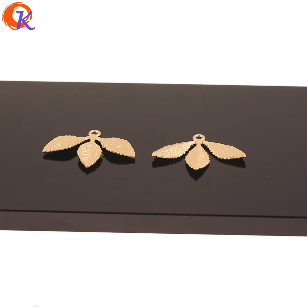 

Cordial Design 100Pcs 23*31MM Jewelry Accessories/Charms/Earrings Connectors/DIY Making/Leaf Shape/Hand Made/Earring Findings