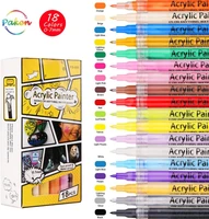 18 colors 0 7mm marker pens waterproof permanent paint art marker pen graffiti pens1