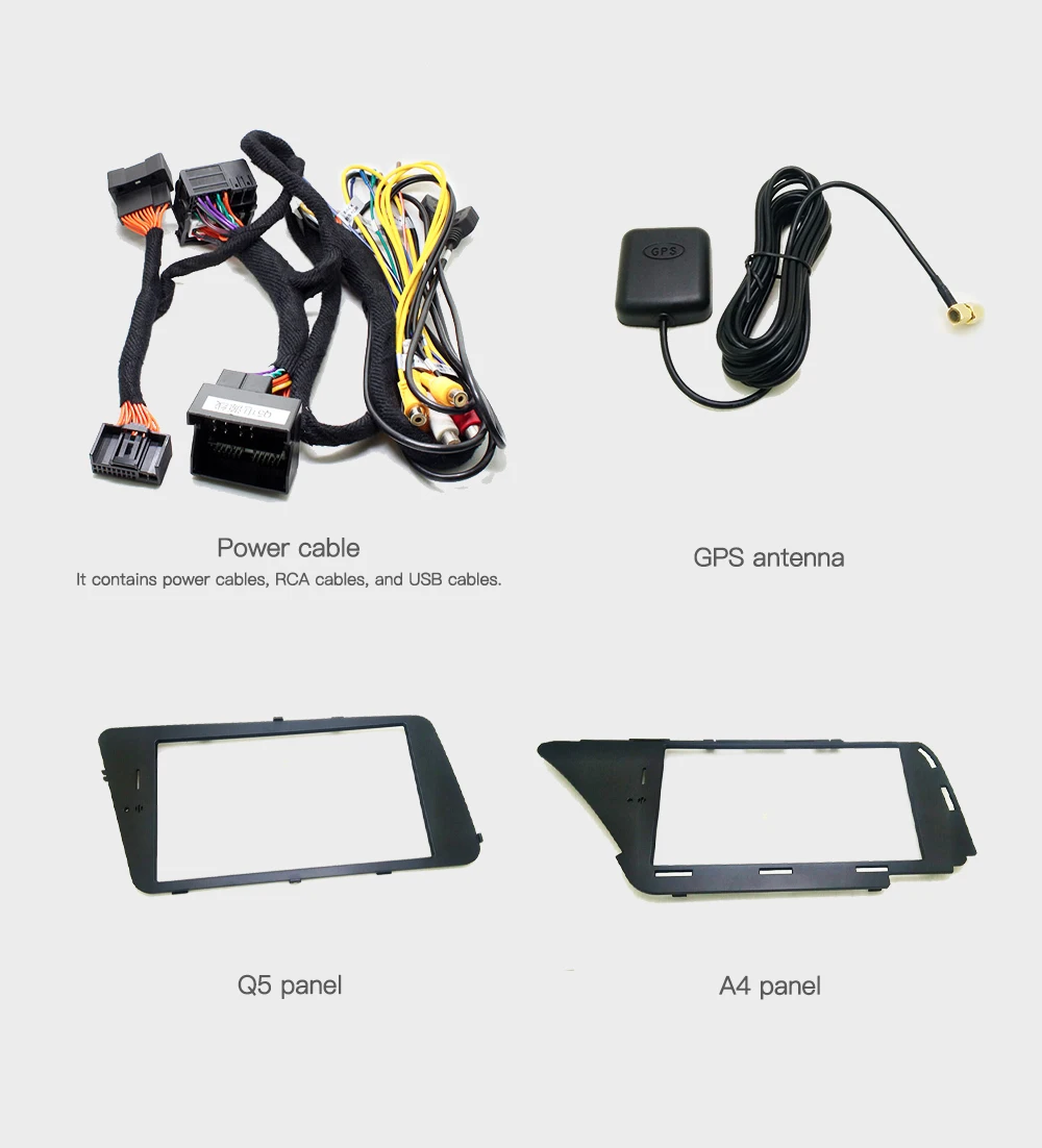 Автомобильный мультимедийный DVD плеер Android 9 0 6 ядер для AUDI A4 S4 A5 Q5 (2008 2009 2010 2011 2012 2013