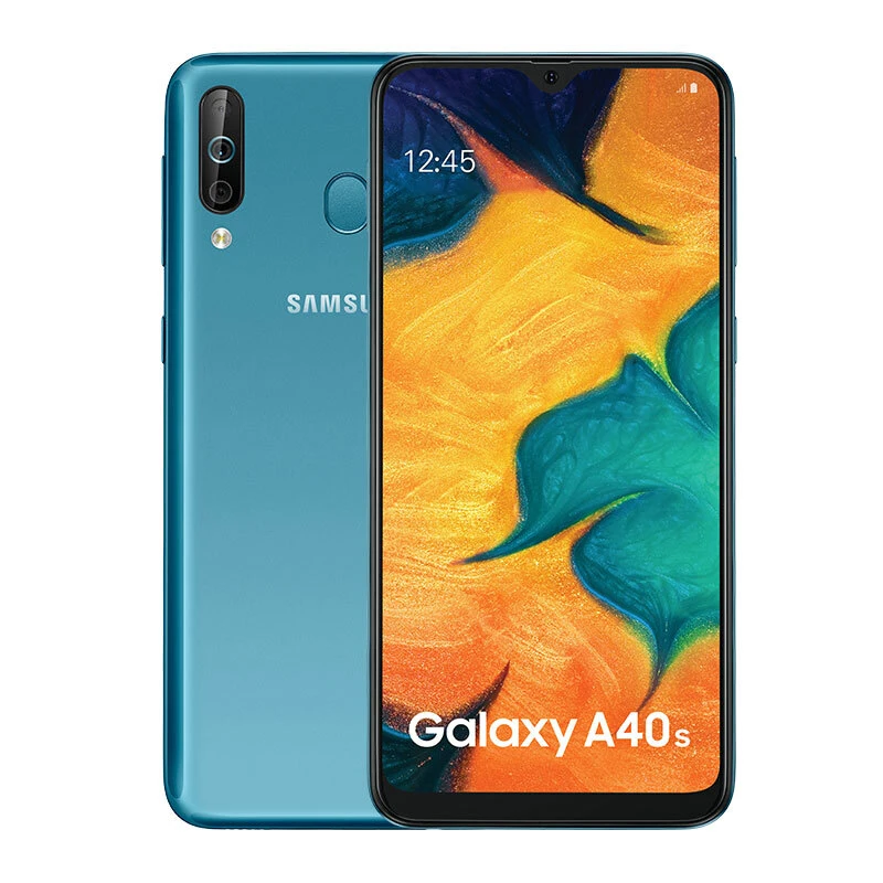 Blue Мобильный телефон samsung Galaxy A40s, 6 ГБ ОЗУ, 64 Гб ПЗУ, 6,4 дюймов, 4G LTE, Android, мобильный телефон, 5000 мАч, смартфон - Цвет: Blue