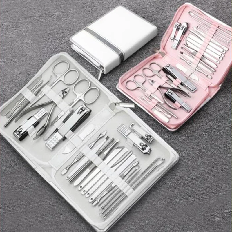 Набор из 26 предметов кусачки для ногтей нержавеющей стали набор бытовых кусачек