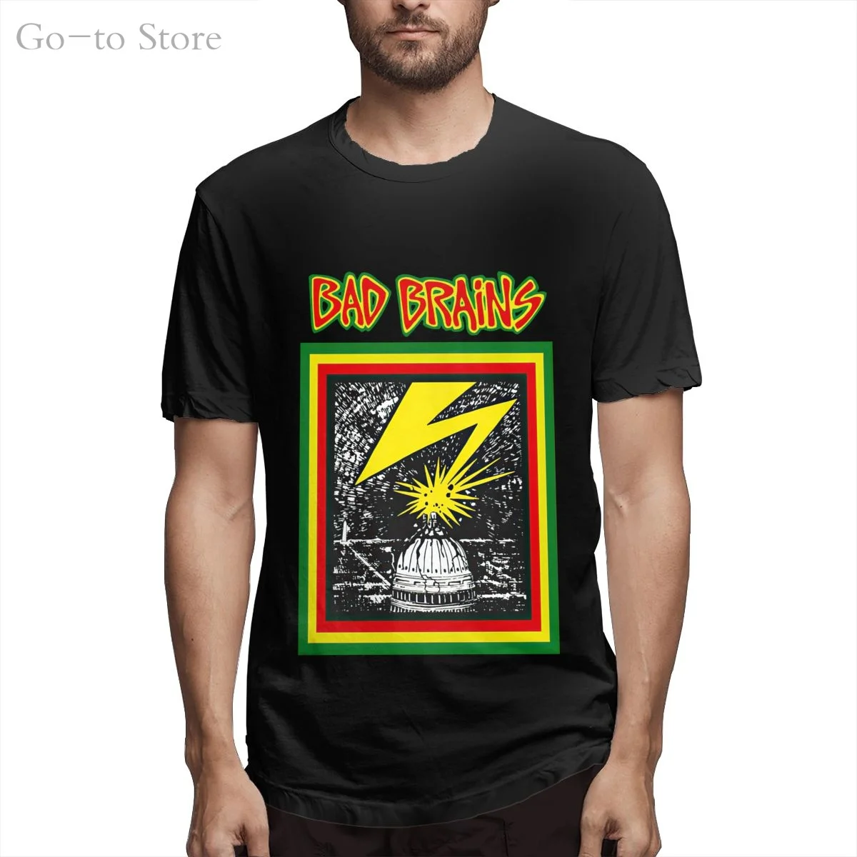

Bad Brains Cool And Funny Short Sleeved Casual Fashion Cotton T-shirt