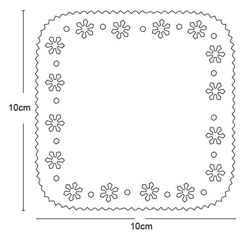 

Metal Cutting Dies Lace Square Flower Frame Stencils Dies for DIY Scrapbooking dies Decorative Embossing dies Paper Cards Making