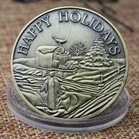 merry christmas angel ancient bronze crafts coin collection crafts collectibles home decoration challenge coin
