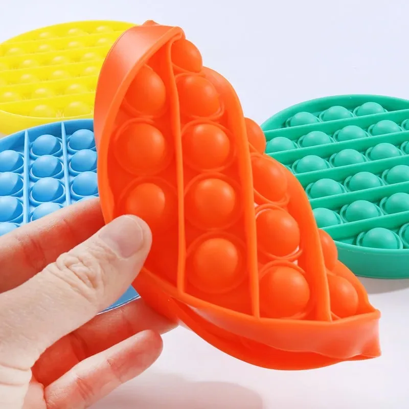 

Stress Anime Toy Rainbow Push Bubble Antistress Toys Adults And Children Sensory Toys to Relieve Autism Anti-Stress Gift Popit