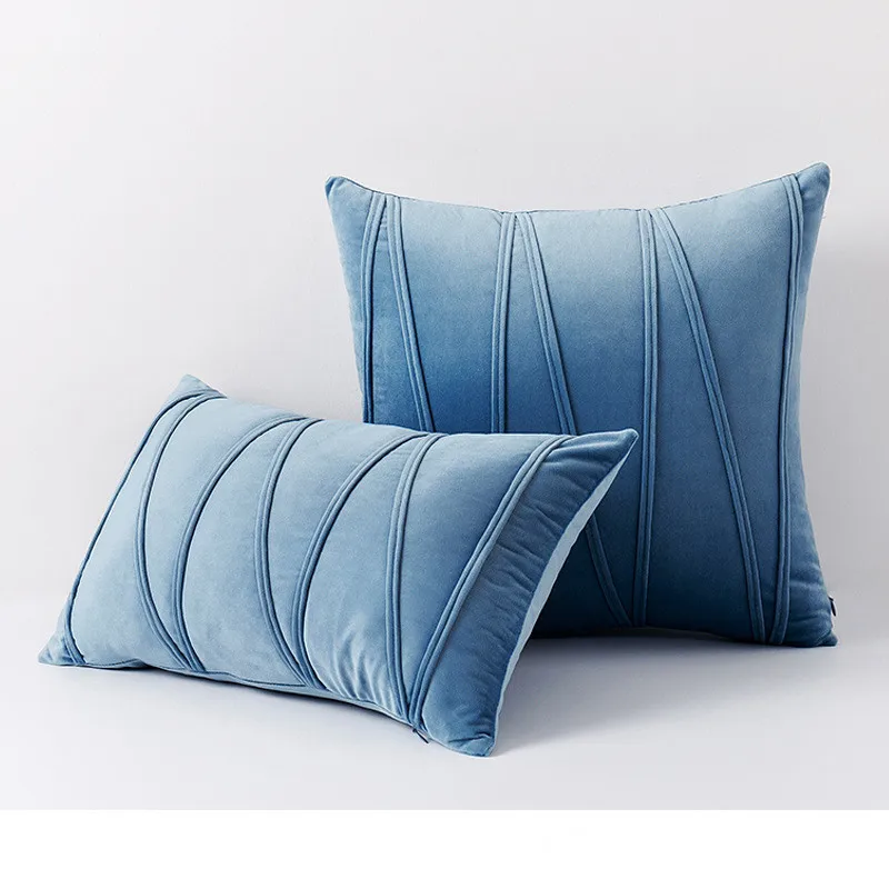 Популярный декоративный чехол для подушки домашний плюшевый наволочка кровати