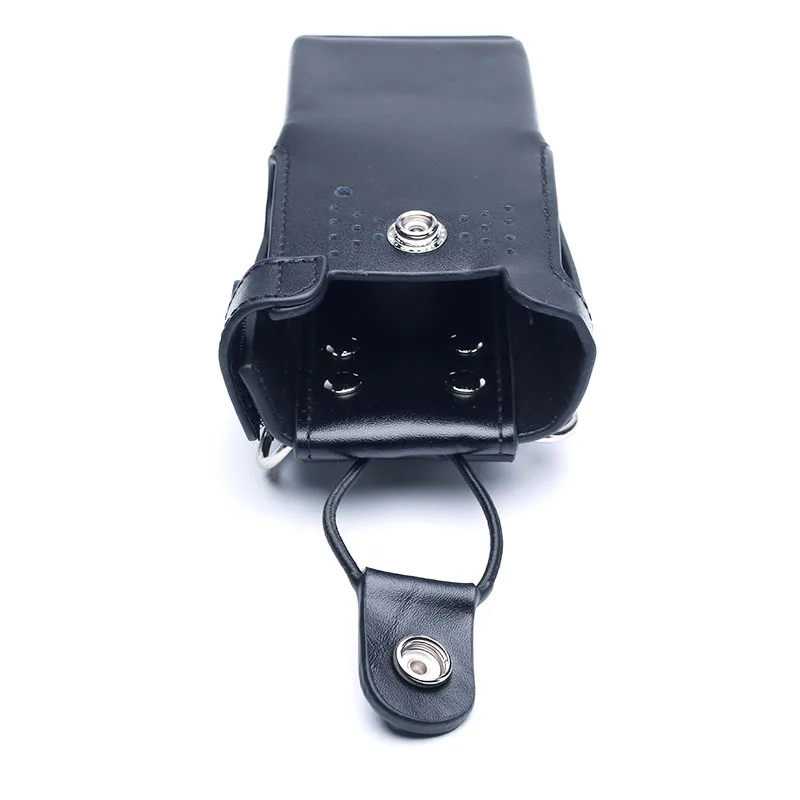 OPPXUN For Motorola Radio GP328 Leather Carrying Case Bag Holder With Belt Strap GP340 GP360 GP380 Walkie Talkie Carrying Case