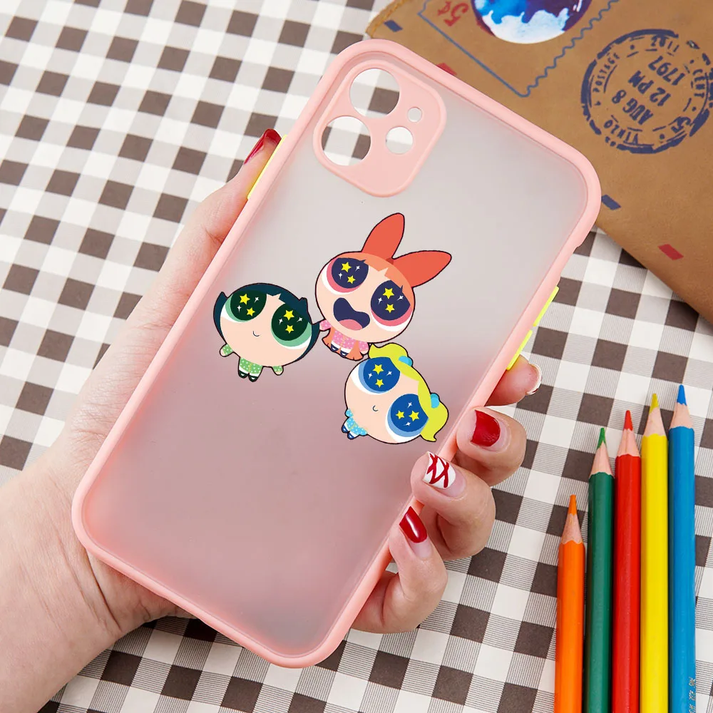 Чехол для iPhone 11 12 Pro Max mini X XS XR 6 6s 7 8 Plus SE2 матовый | Мобильные телефоны и аксессуары
