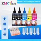 KMCYinks PGI-550 запасные чернила для Canon Pixma IP7250 MG5450 MX925 MG5550 MG6450 MG5650 MG6650 IX6850 MX725 MX925 PGI 550 551