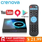 ТВ-приставка CRENOVA T95, Android 10, Youtube, 4 + 64 ГБ, HD, 6K, 4 ядра, 1080P