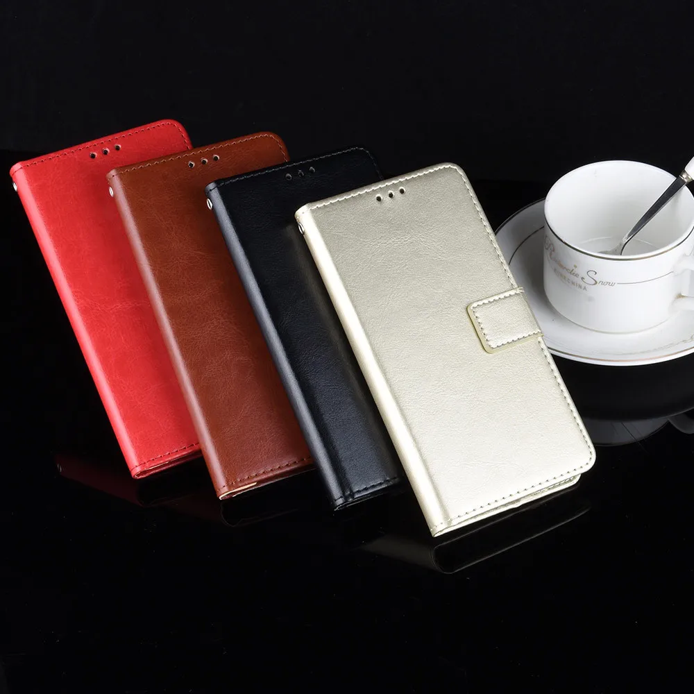 Чехол для Alcatel 1 S 2021 роскошный флип-кошелек из искусственной кожи чехол-подставка