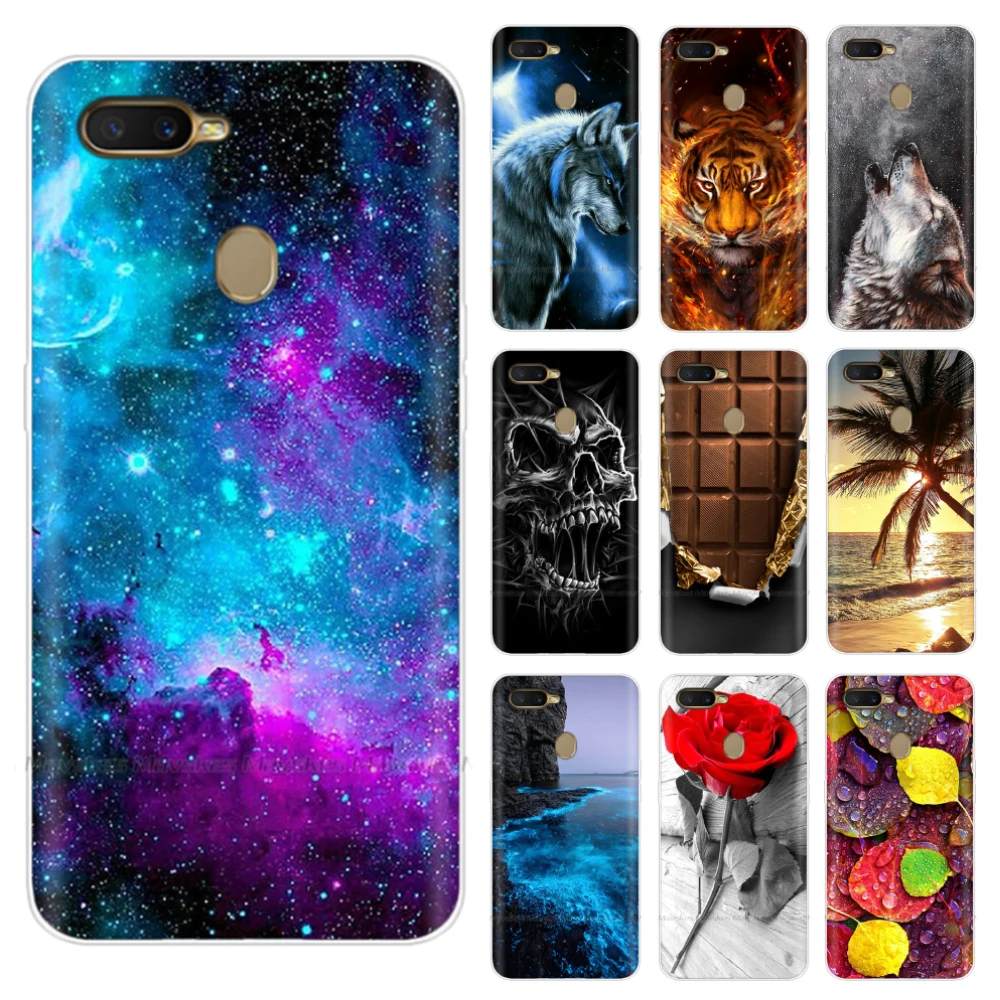 

For OPPO A5S Case 6.2" Soft Silicon TPU Phone Back Cover For Oppo A5s CPH1909 AX5S AX7 A7 Cases Bumper Fundas Coque Shell Bags