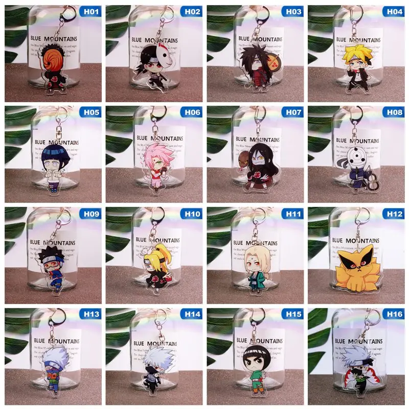 Новый высококачественный мультяшный аниме брелок Sasuke/itachi/Kakashi Печатный