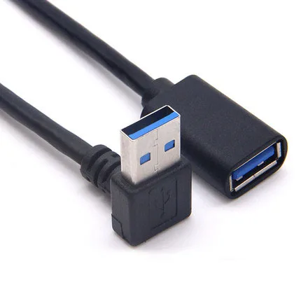 Удлинительный кабель для USB 3 0 угол 90 градусов стандартная передача кабеля с