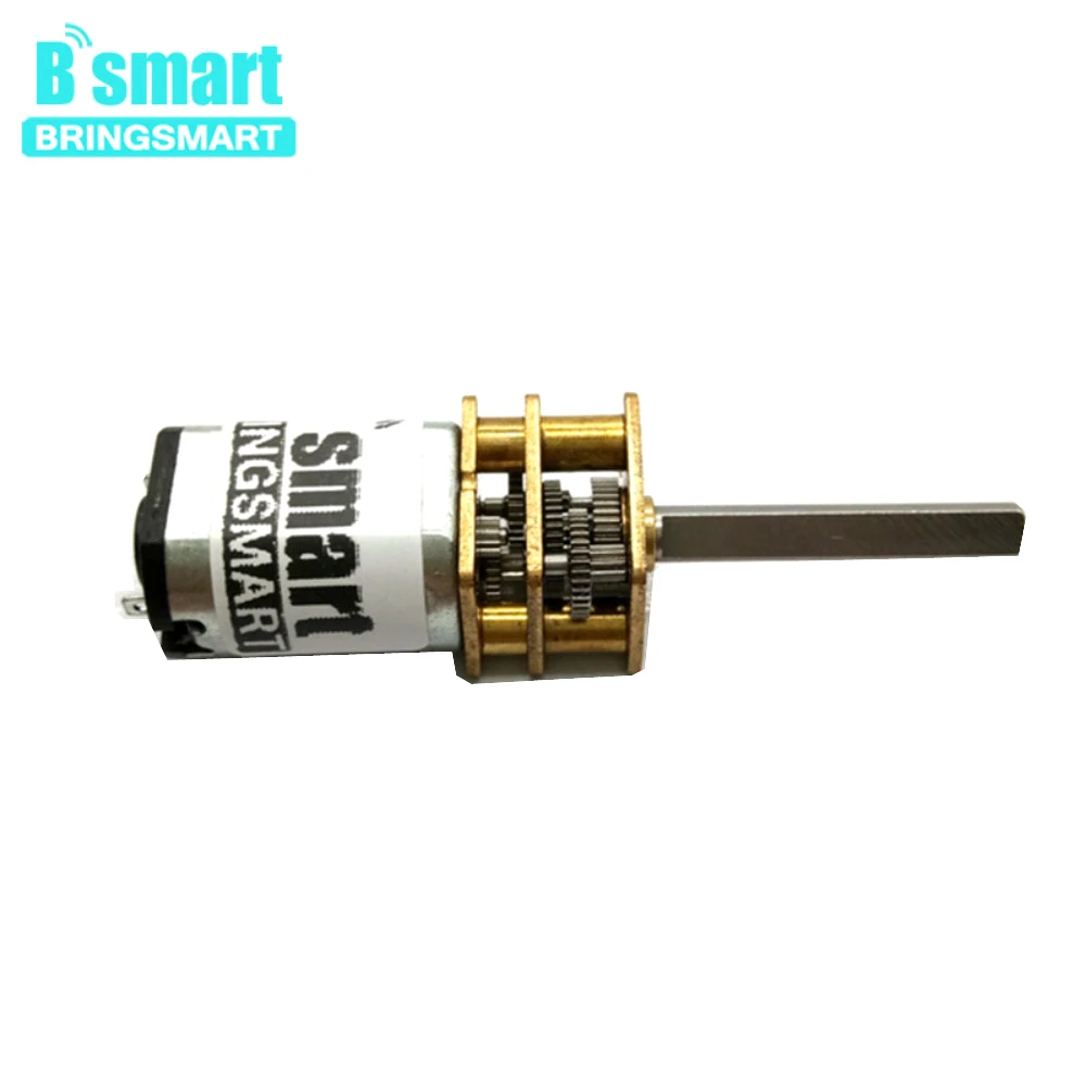 Электродвигатель редуктор Bringsmart D3 * 20 мм с длинным валом 3 в 6 12 В N20 15 600 об/мин 30 50 100