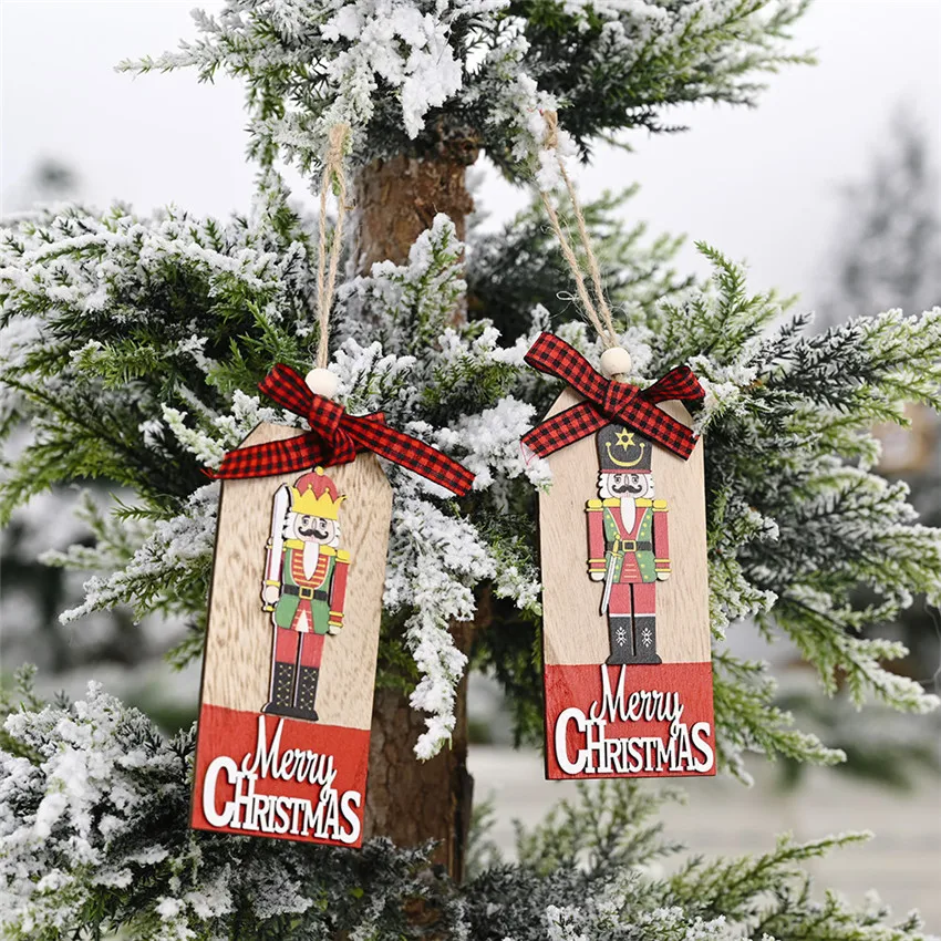 Рождественские деревянные украшения для орехов солдат куклы рождественская