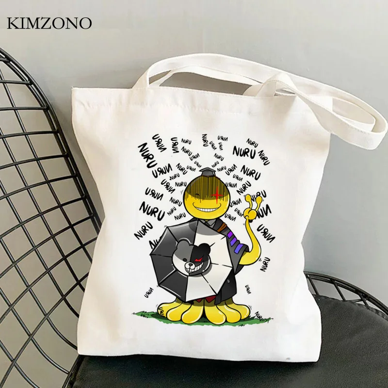 

Assassination Classroom shopping bag canvas shopping bolsas de tela bolsa recycle bag eco bag ecobag jute sacola sac tissu