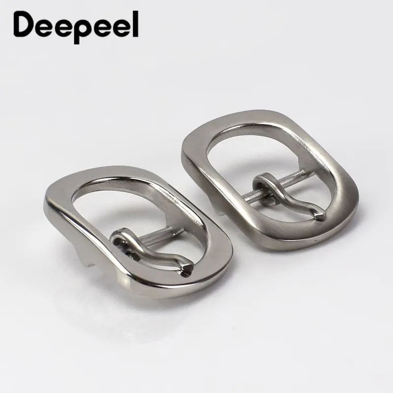 Deepeel 1 шт. модная однотонная металлическая пряжка из нержавеющей стали для ремней