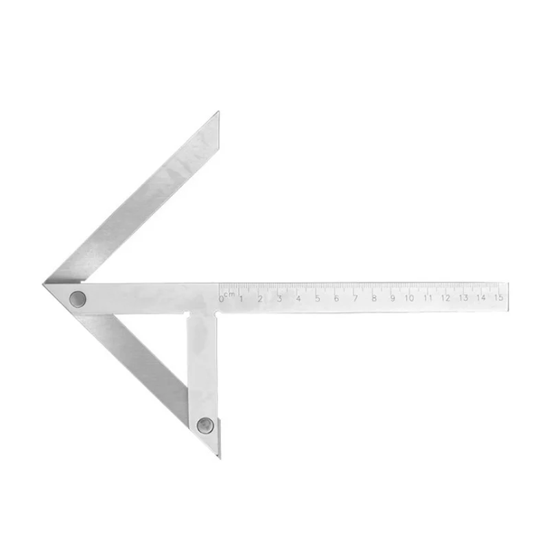 

1pc High Accuracy Center Angle Gauge Center Mark Gauge Center Marking Ruler