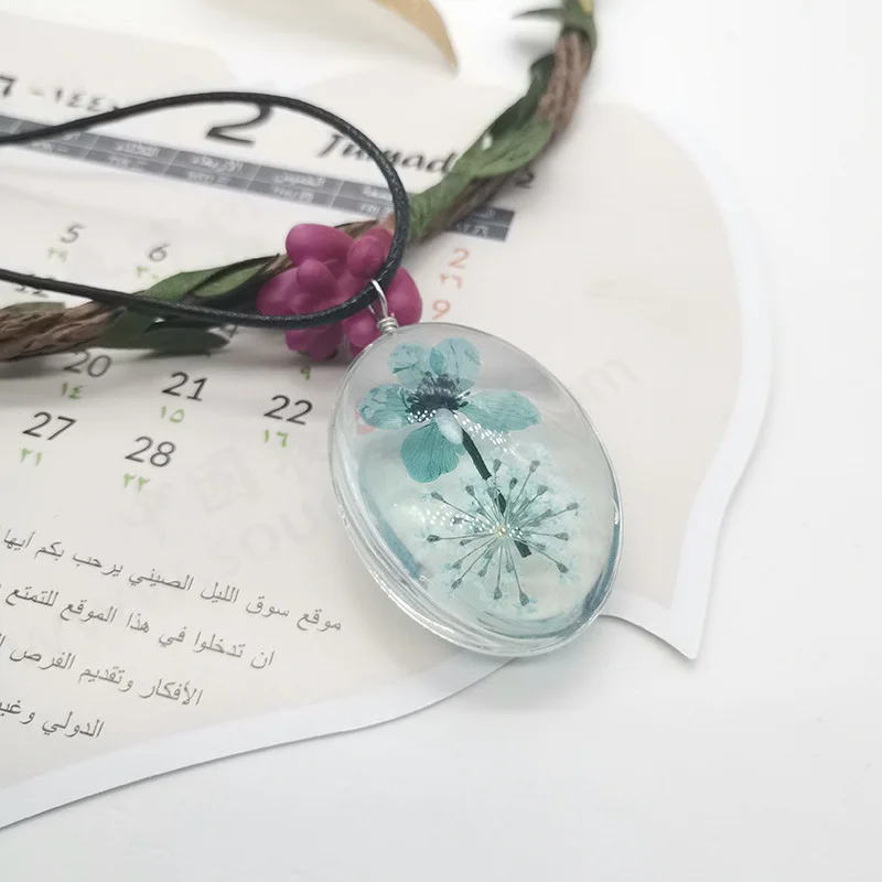 Женская Длинная цепочка для свитера свежее искусство подвеска ручной работы