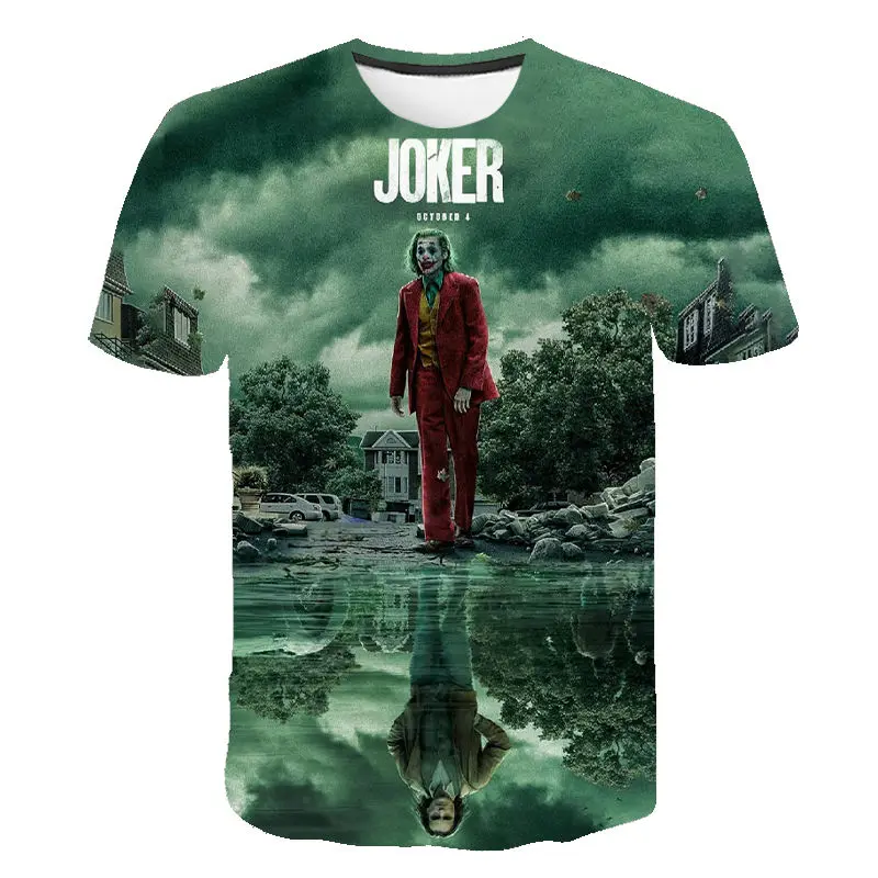 

Cool 3D T-Shirts The Joker 2 Printed T Shirt Men Women Children Summer Short Sleeves Streetwear tshirt Boy Girl kids Tops Tees