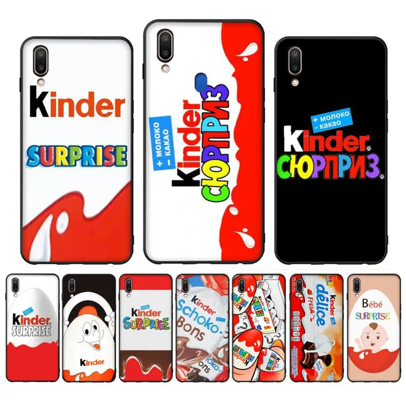 

New Trolly egg KINDER JOY Surprise Phone Case Case For Oppo Reno Realme C3 6Pro Cover For vivo Y91C Y17 Y19 Funda Capa