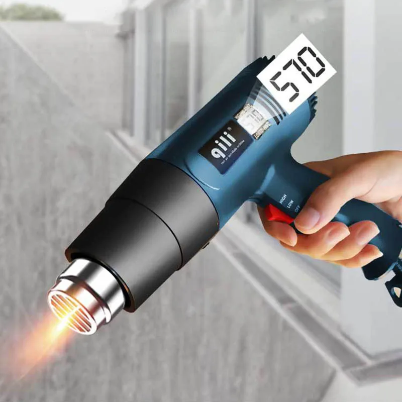 Промышленный Электрический термопистолет 2000 Вт термоусадочный фен для волос с