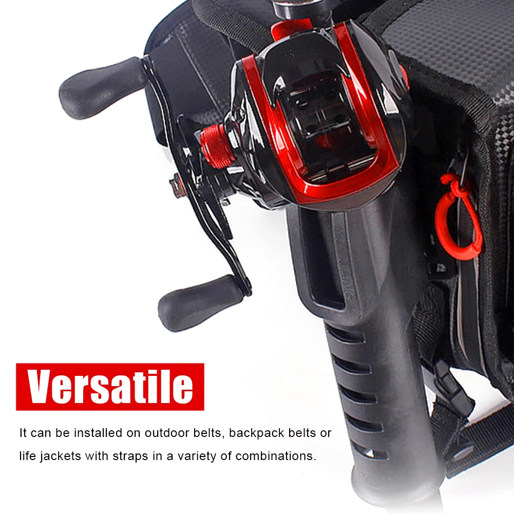 Portable Belt Rod Holder Pole Inserter Fishing Waist Multi-function Rack Quick Accessories | Спорт и развлечения