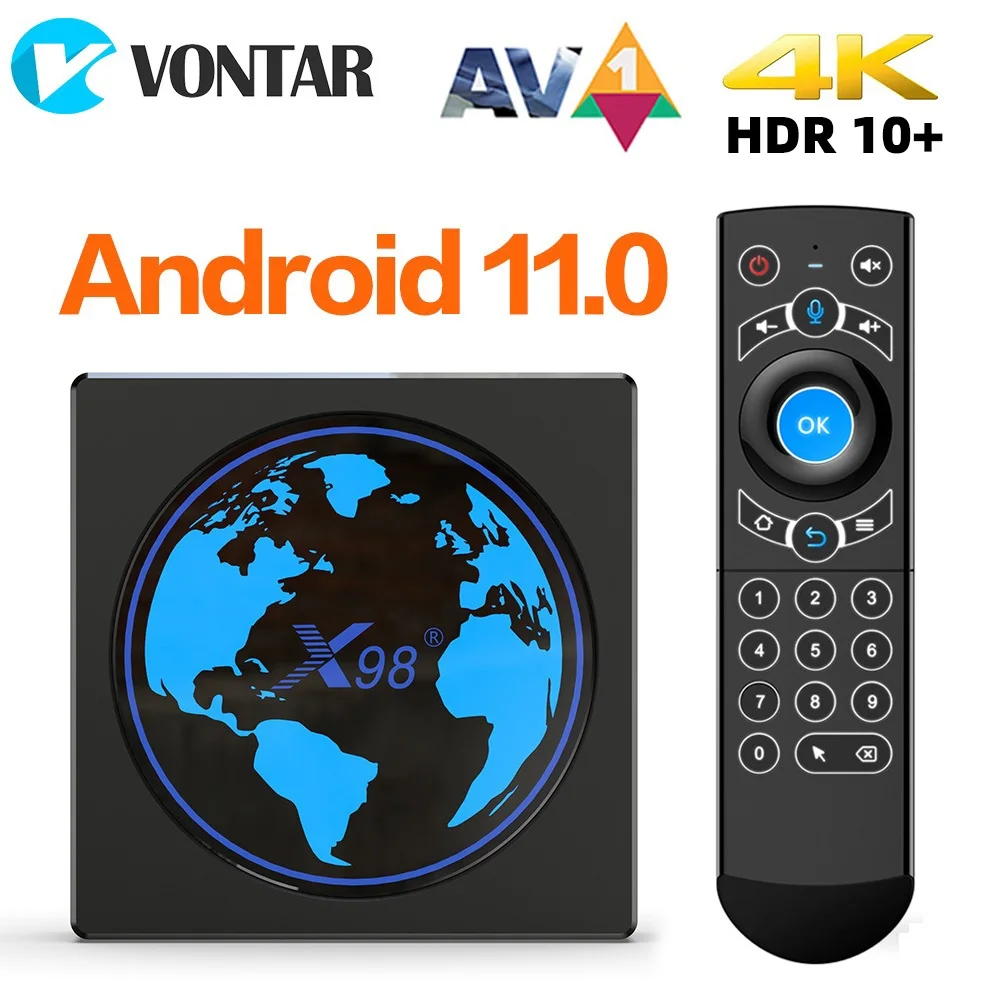 Купи ТВ-приставка Amlogic S905W2 на Android 11, 4 + 32 ГБ, 4 + 32 ГБ Support H.265 AV1 Dual Wifi HDR 10+ Youtube Media Player 4GB 32GB Set Top Box за 1,684 рублей в магазине AliExpress