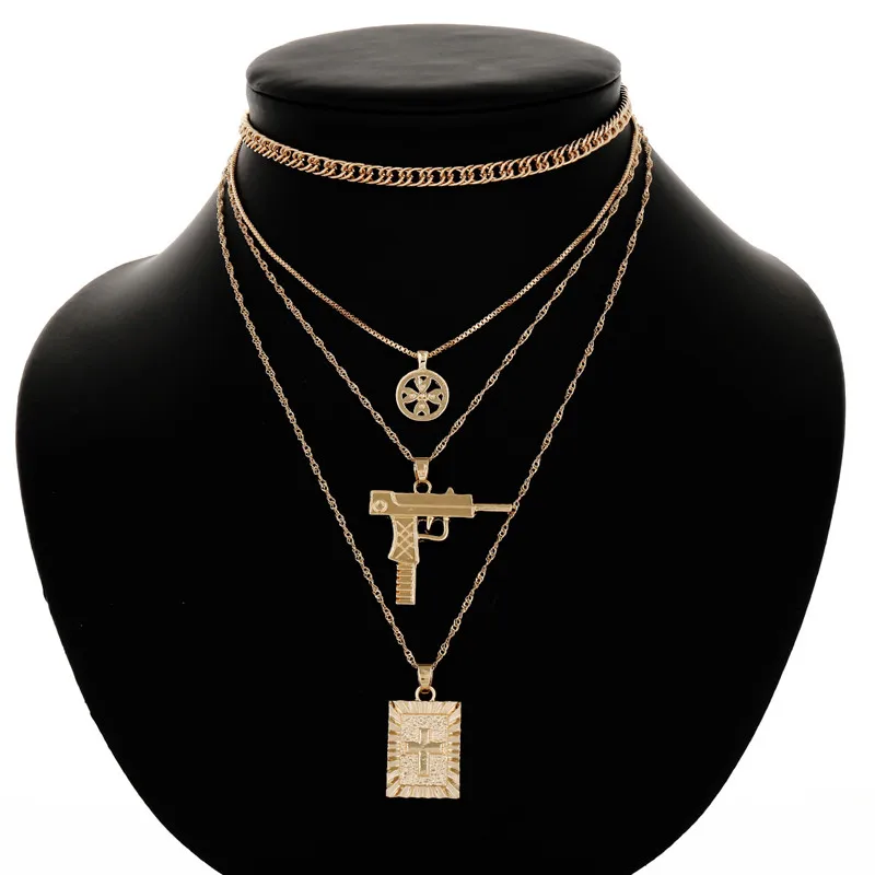 

Vintage Cross Necklace 19071009