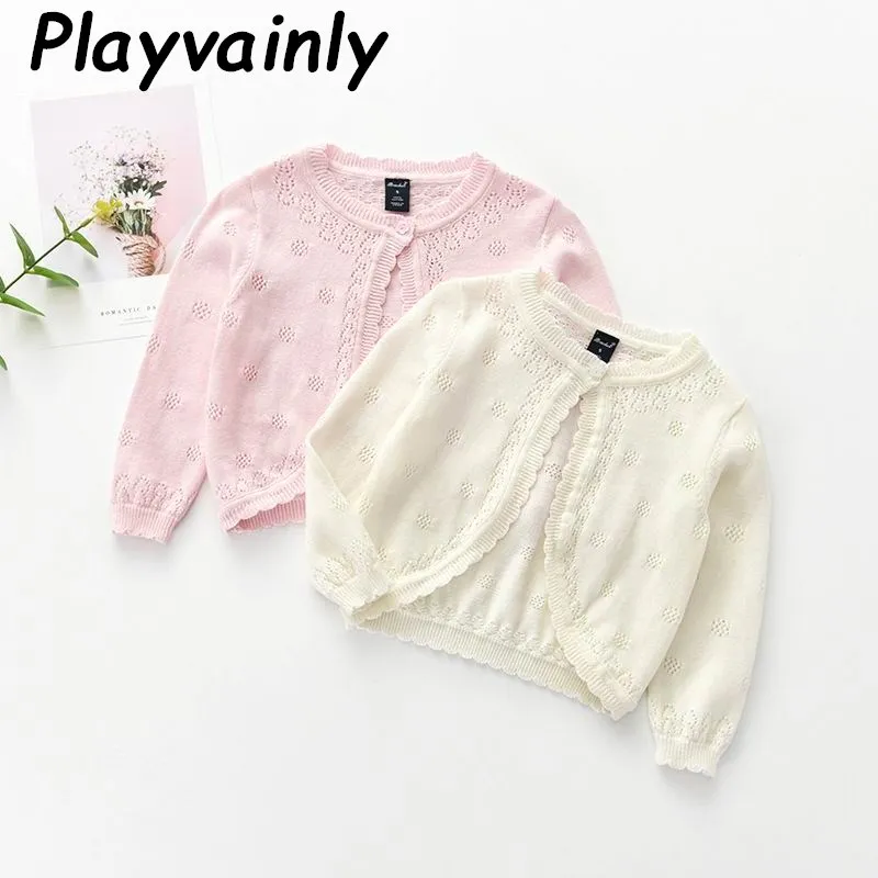 

Baby Girl Cardigan Toddler Girl Sweater Knitting Wool Fashion Thin Coat Toddler Kids Clothes WL006