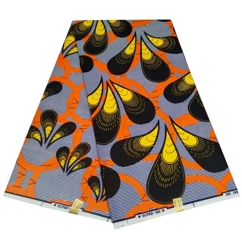 2020 Высококачественная настоящая вощеная ткань из Анкары 100% полиэстер принт