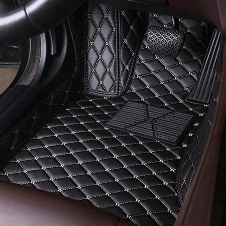 front 1 pcs Кожаный пользовательский автомобильный коврик для ног для Renault Duster 2013 пользовательские автомобильные накладки для ног автомобильный коврик - Название цвета: front 1 pcs