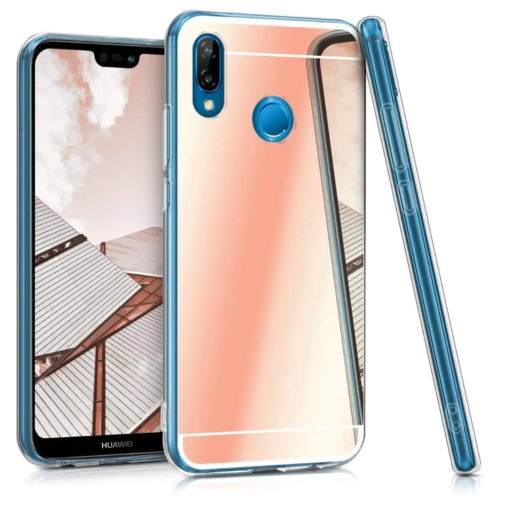 Зеркальный прозрачный мягкий силиконовый чехол из тпу для Huawei P30 P20 Mate 10 20 Lite Pro Nova 3