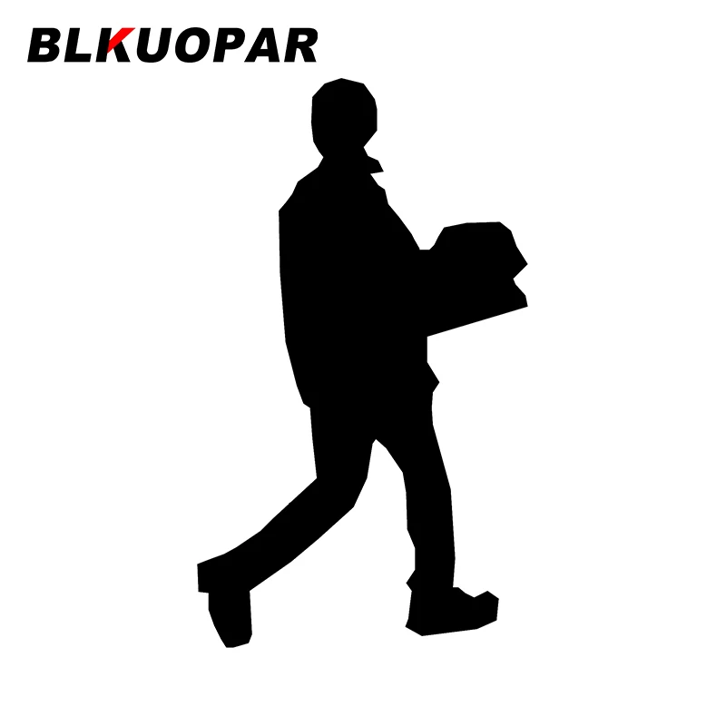 

Автомобильные наклейки BLKUOPAR для мужчин, силуэт ходьбы, водонепроницаемые Переводные картинки, оригинальные товары для скейтборда, фургона