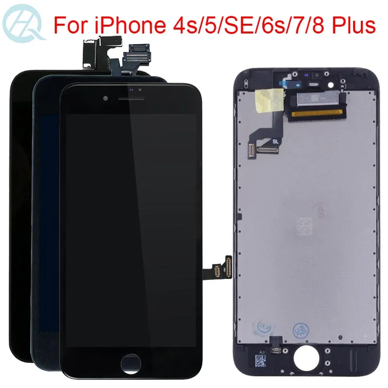 Новый дисплей для iPhone 6 7 8 6S Plus сенсорный ЖК экран 5 5C 5S SE без битых пикселей