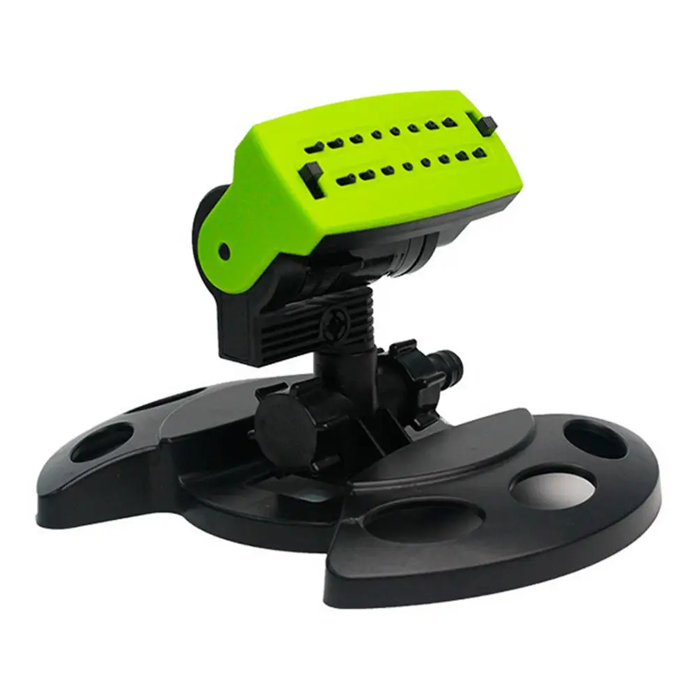 

16 Holes Plastic Aluminum Tube Lawn Sprinkler Water Sprinkler Garden High-speed Watering Impulse Swing Nozzle Sprinkler