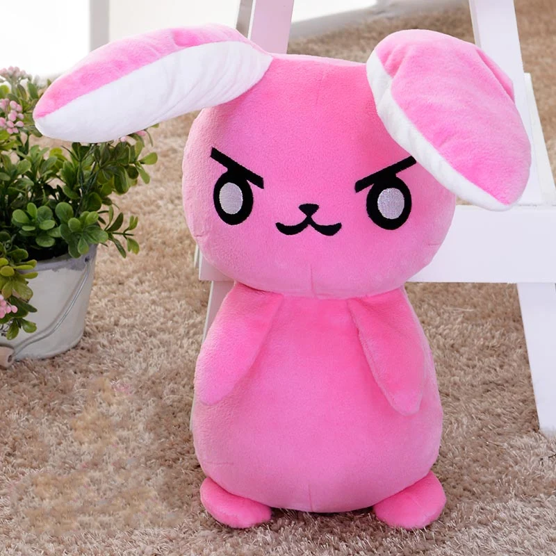 50 см игра Overwatching Pink Dva кролик плюшевые игрушки последний бастион OW Ganymede Solf подушки