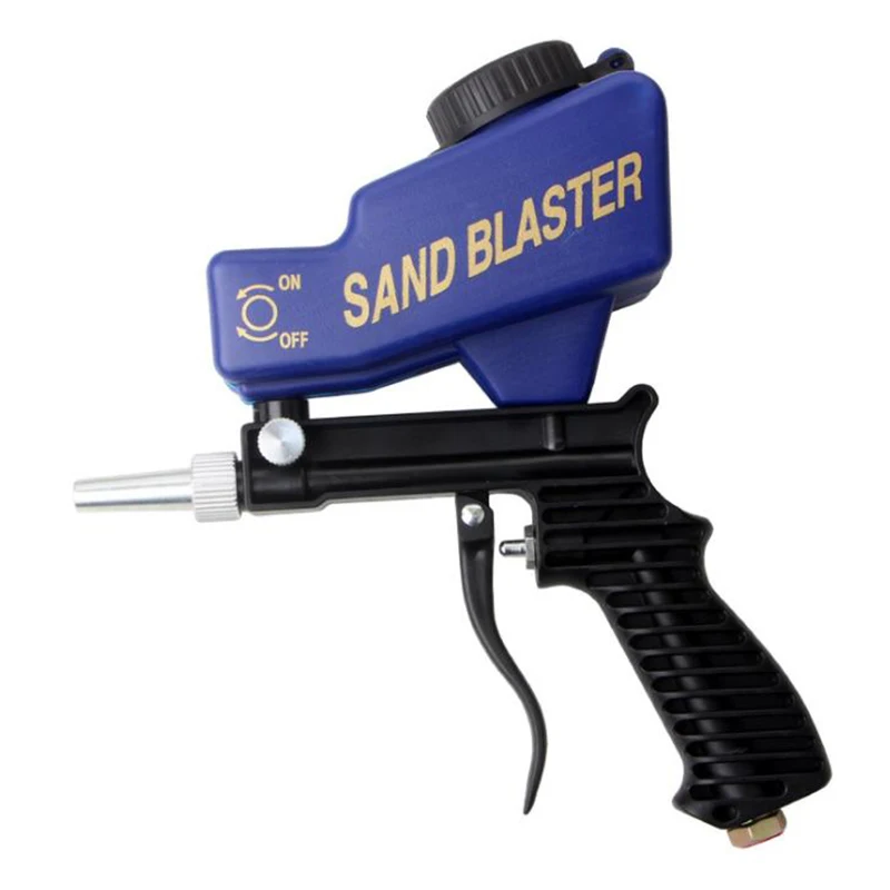 

Small Sand Blasting Machine Portable Gravity Sandblasting Gun Pneumatic Sandblasting Set Rust Blasting Device