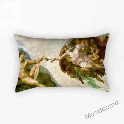 T337-20 30x50cm Michelangelo итальянский Ренессанс генезис последнее решение Давид знаменитая картина маслом Художественная диванная Подушка Чехол для подушки - Цвет: T337-20 30x50cm