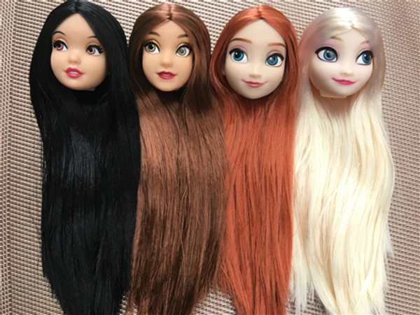 Полуночная маскарадная кукла Малефисента голова Рапунцель укорененные волосы