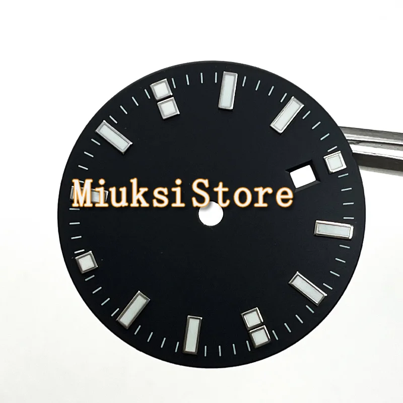 Циферблат 31 5 мм черный синий зеленый светящийся оранжевый подходит для Miyota 8205 8215