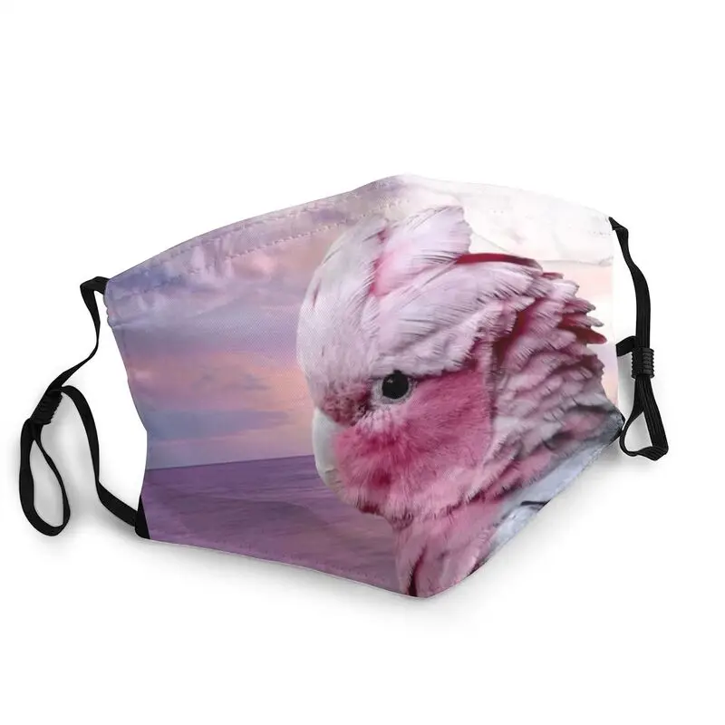 

Parrot Galah Cockatoo Mask Breathable Men Bird Mouth Face Mask Anti Haze Dustproof Protection Cover Respirator Mouth-Muffle