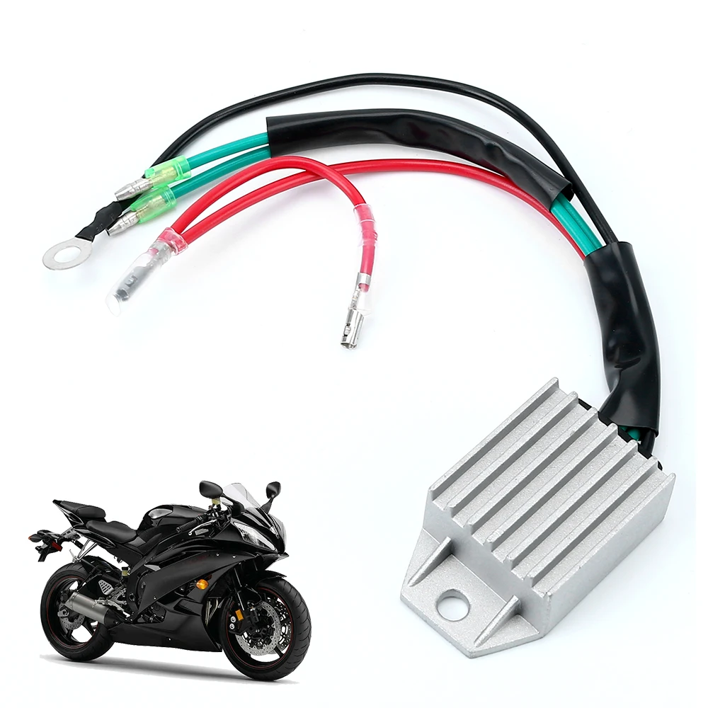 

Voltage Regulator Rectifier for Marine Boat Motorcycle Motor Outboard Engine Accessories for 2 Stroke 15HP 12V