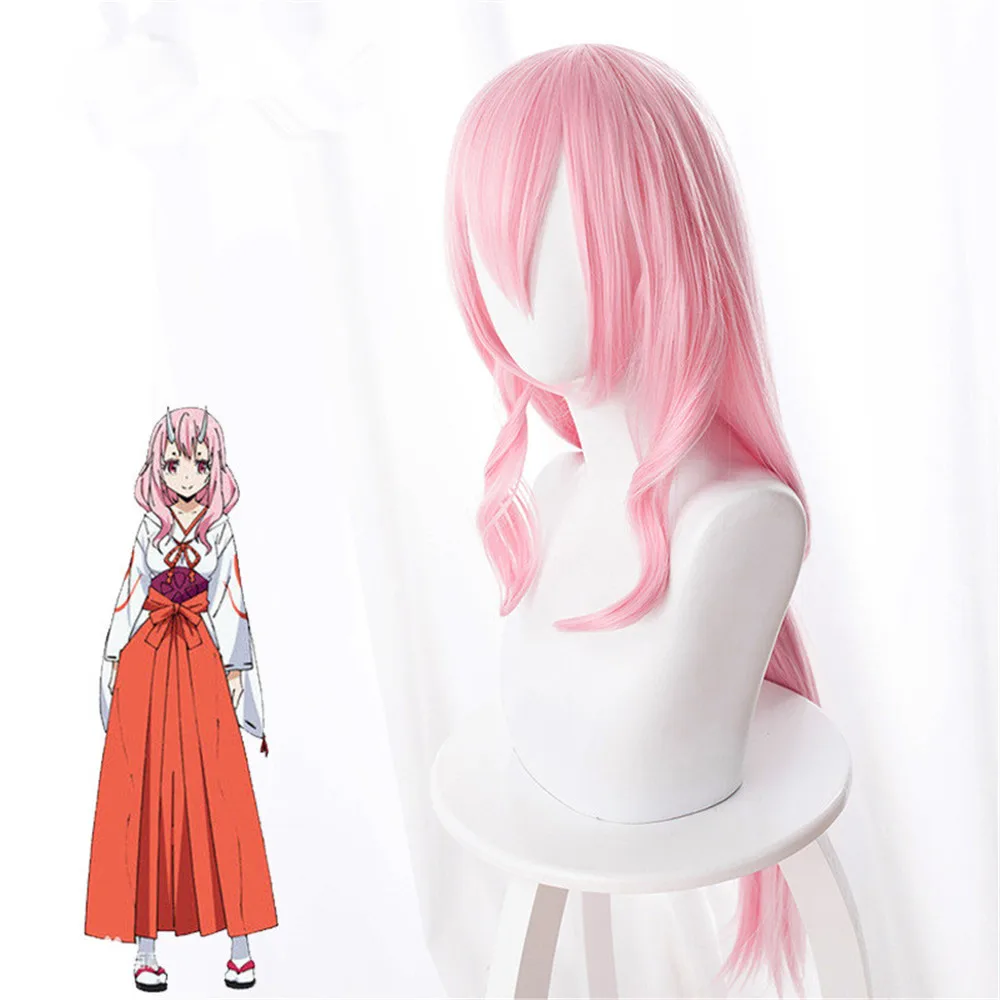 Shuna розовые парики для косплея аниме в тот раз когда я перевоплотился как слизи